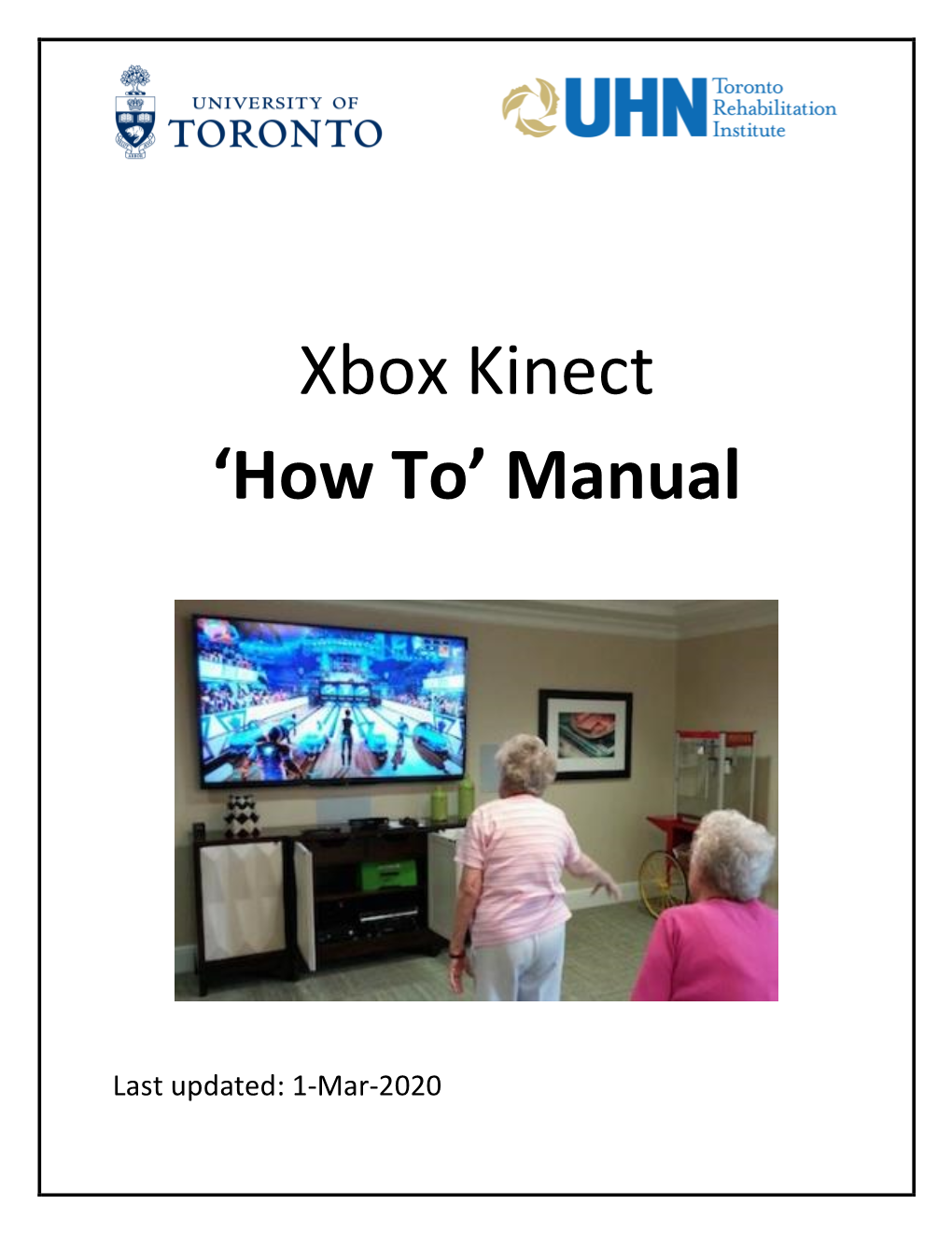 Xbox Kinect 'How To' Manual