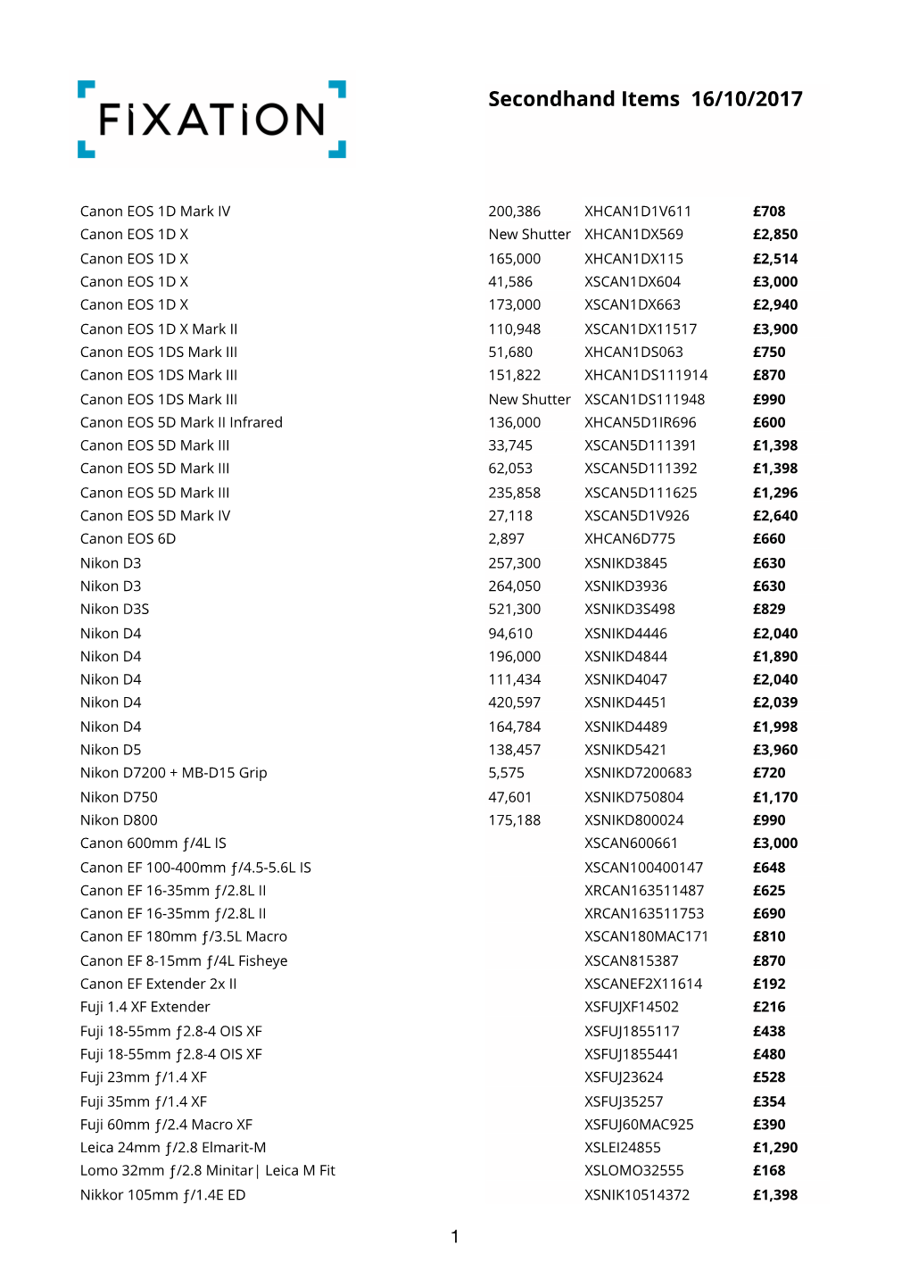 Secondhand to Print 2017-10-13.Numbers-To Print