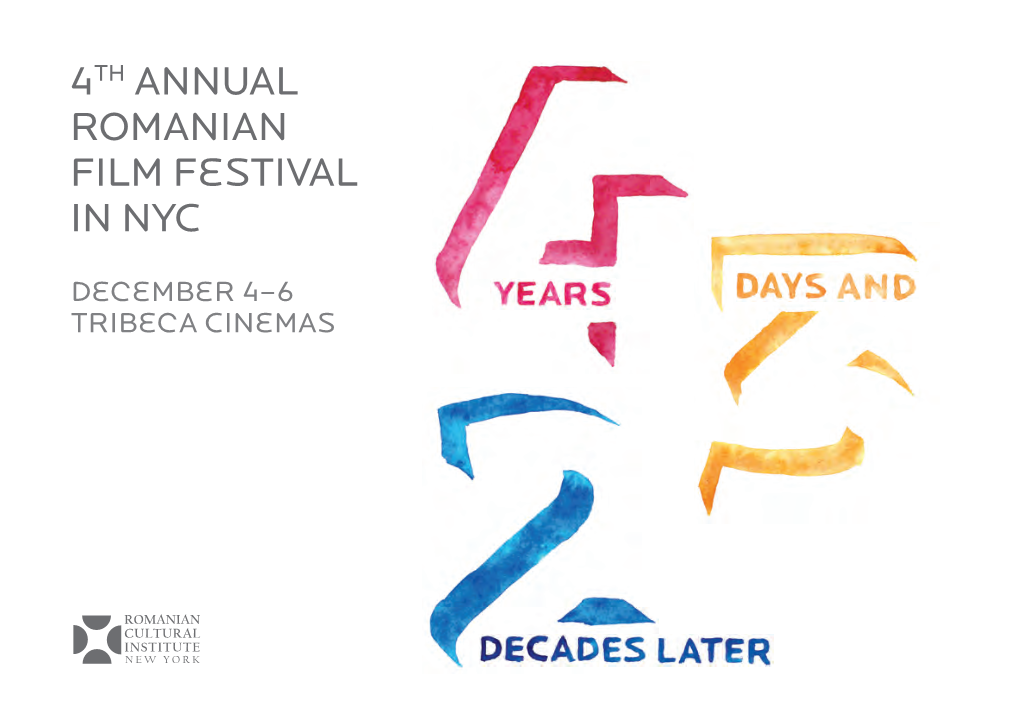 4Th Annual Romanian Film Festival in NYC