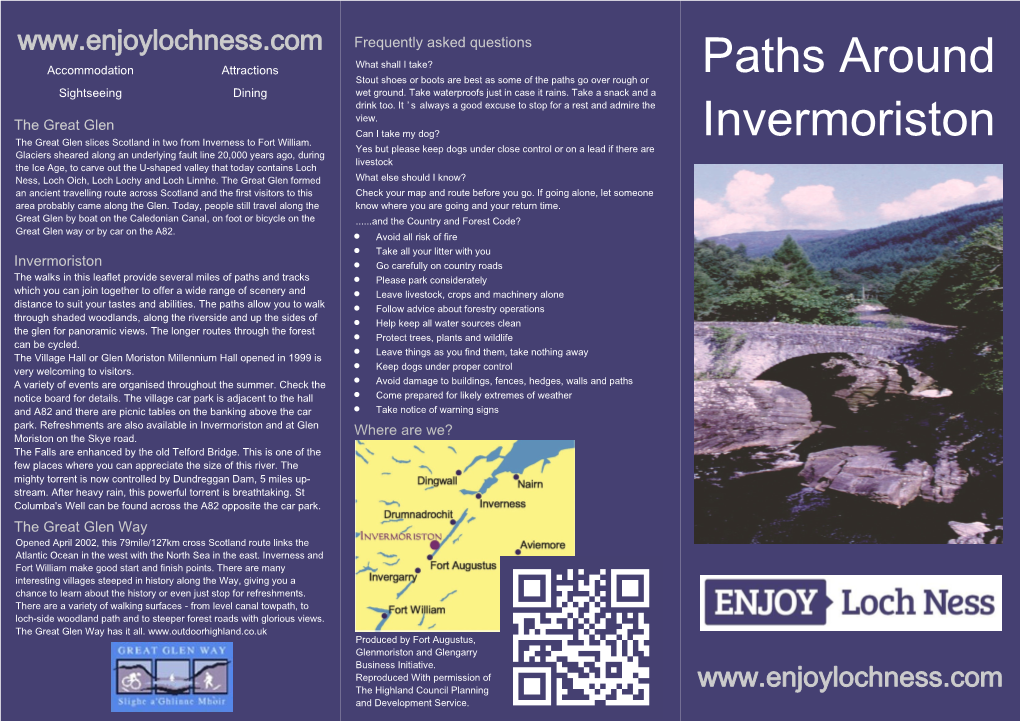 Paths Around Invermoriston