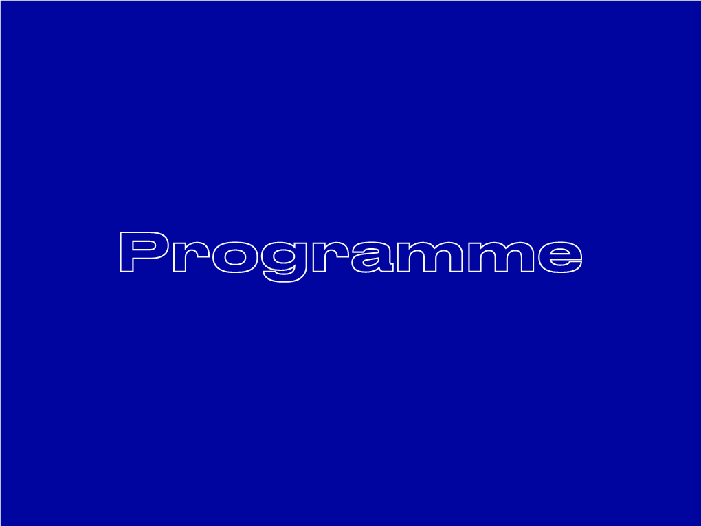 Programme, Bristol.Pdf