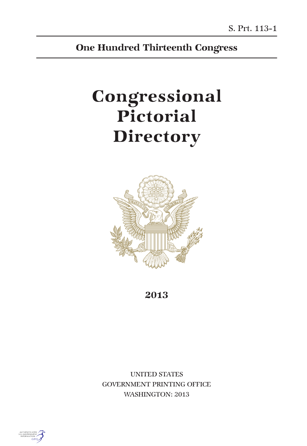 Congressional Pictorial Directory