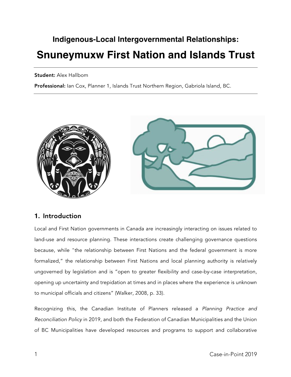 Snuneymuxw First Nation and Islands Trust