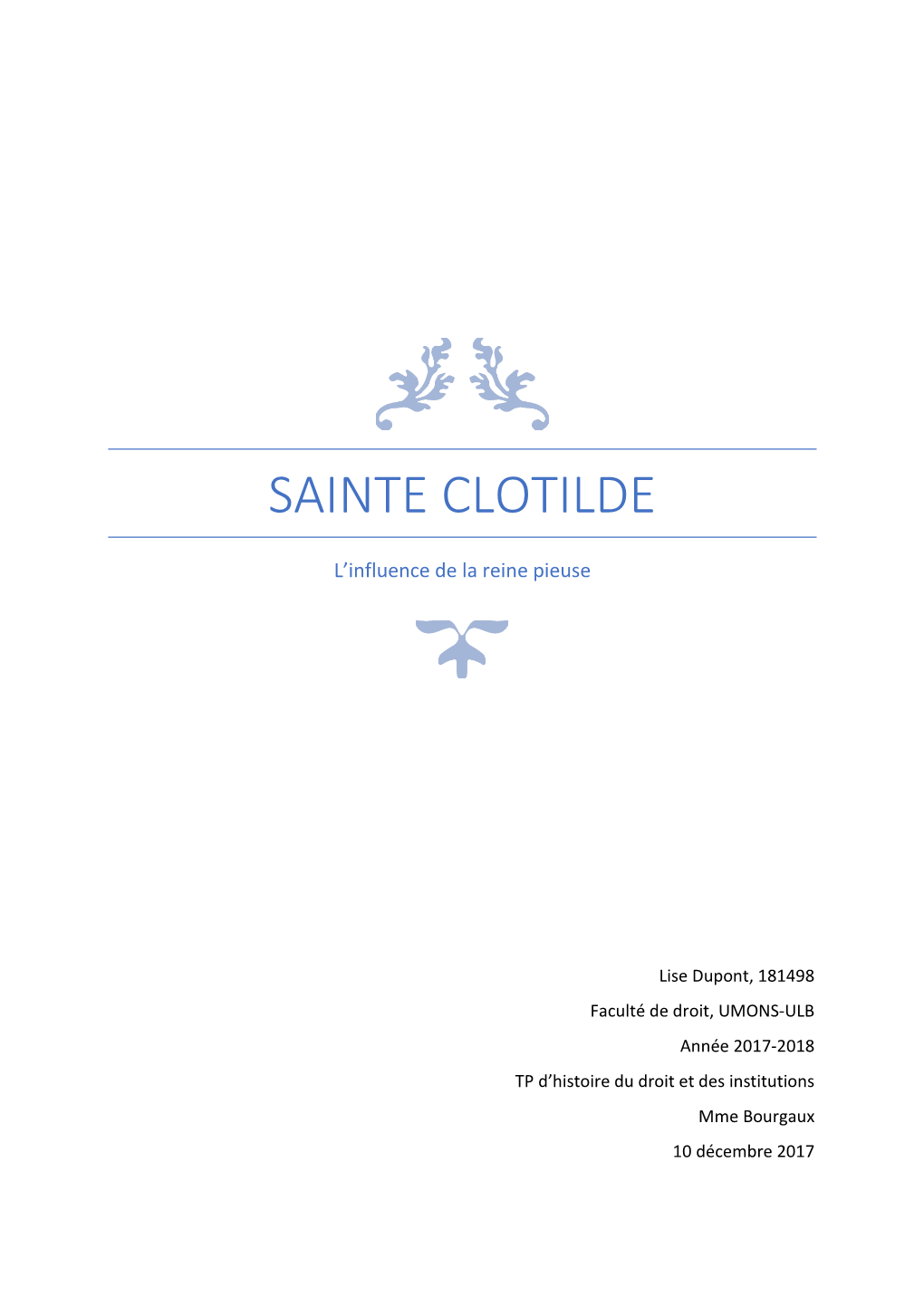 Sainte Clotilde