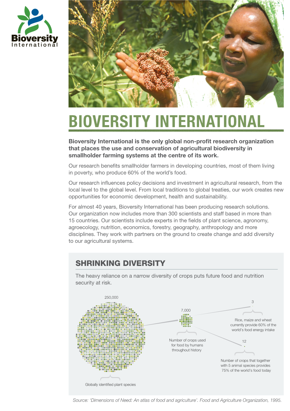 Bioversity International Factsheet