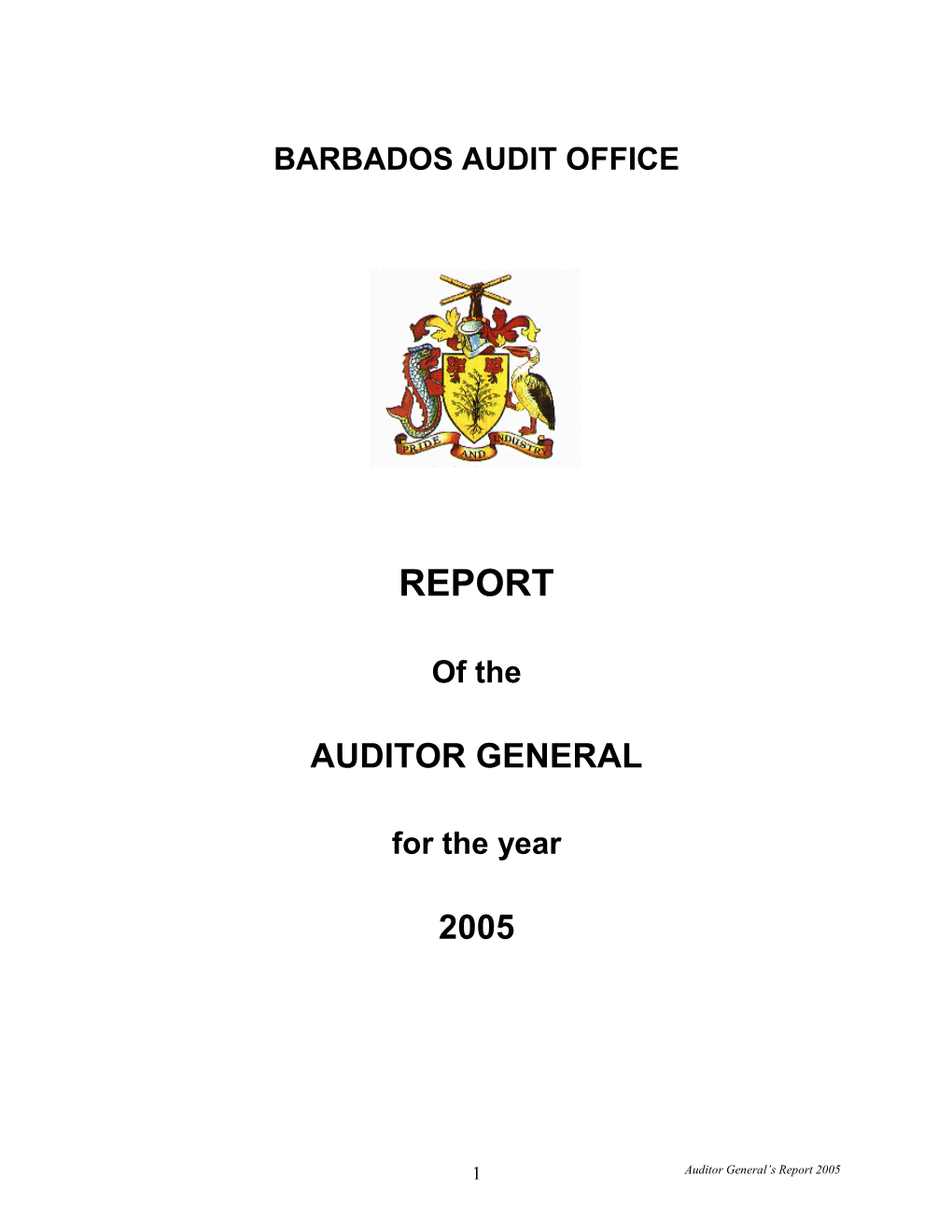 Auditor General Report