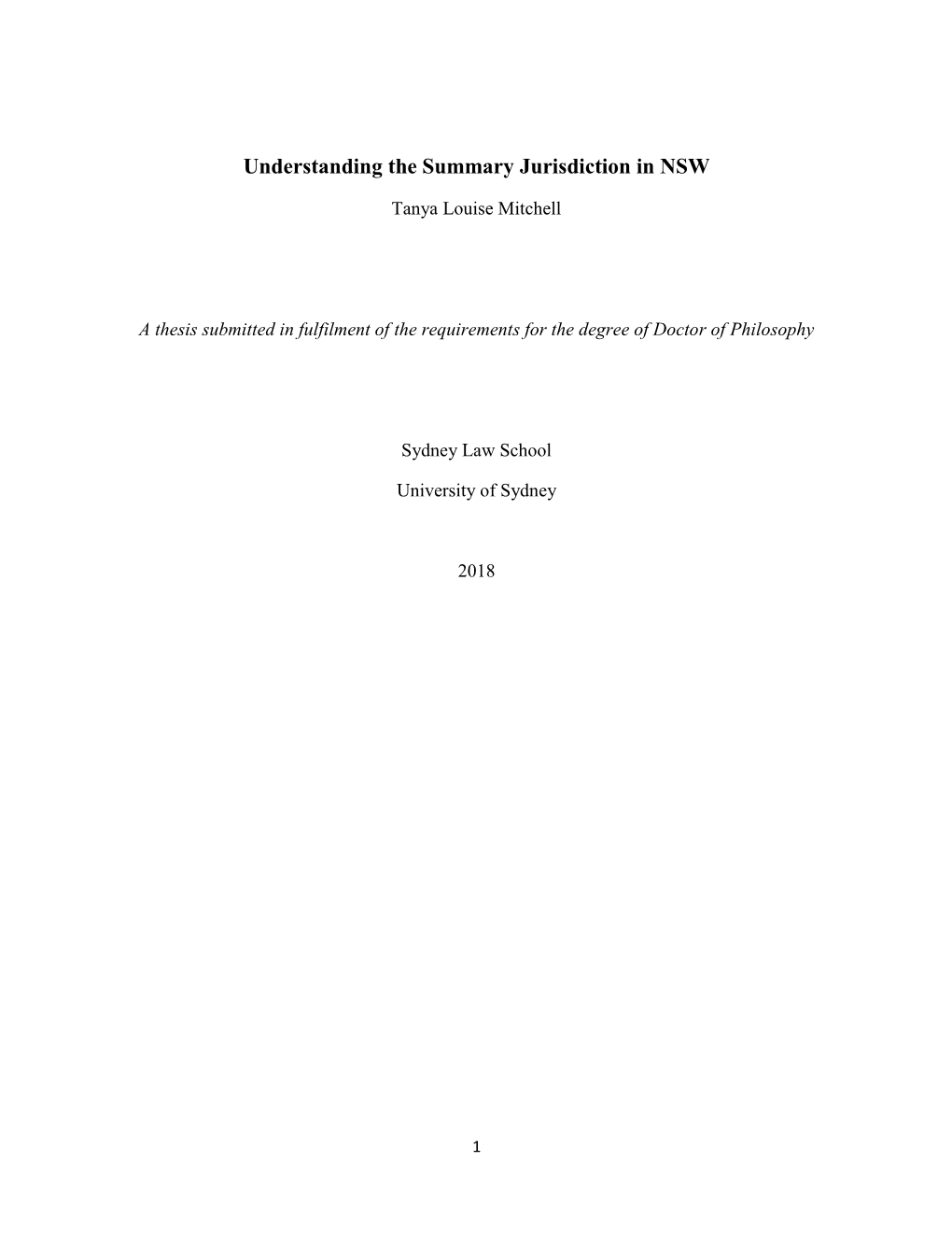 Understanding the Summary Jurisdiction in NSW