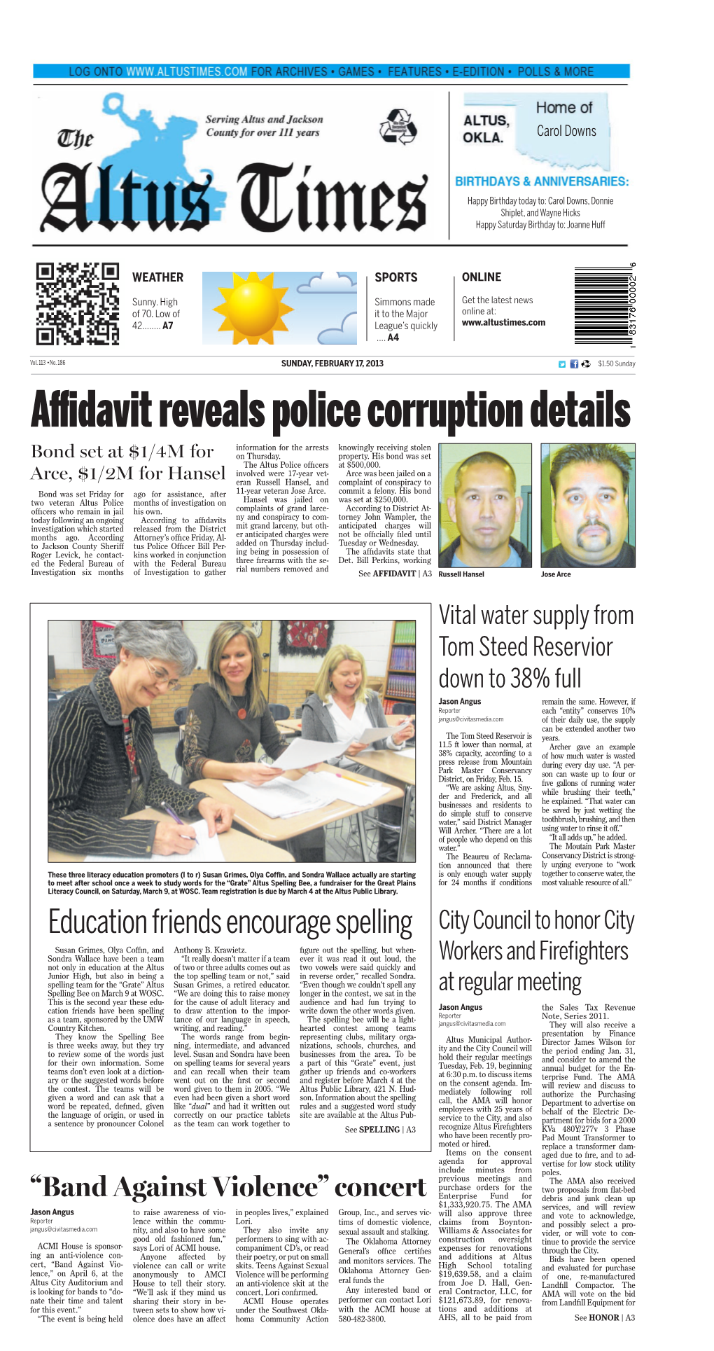 Affidavit Reveals Police Corruption Details Information for the Arrests Knowingly Receiving Stolen Bond Set at $1/4M for on Thursday