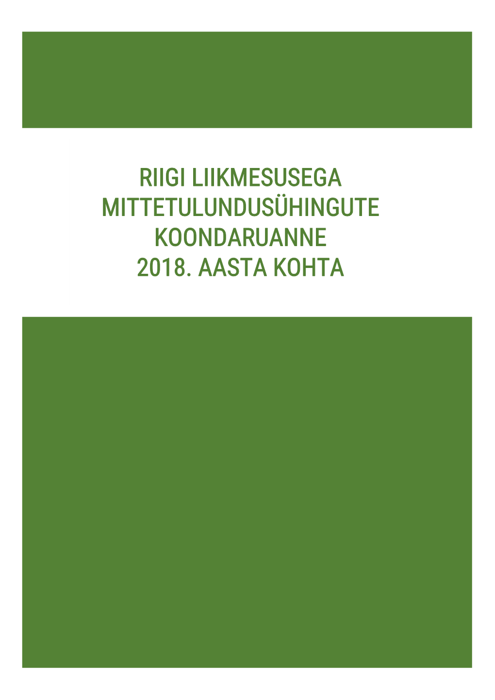 Riigi Liikmesusega Mittetulundusühingute Koondaruande