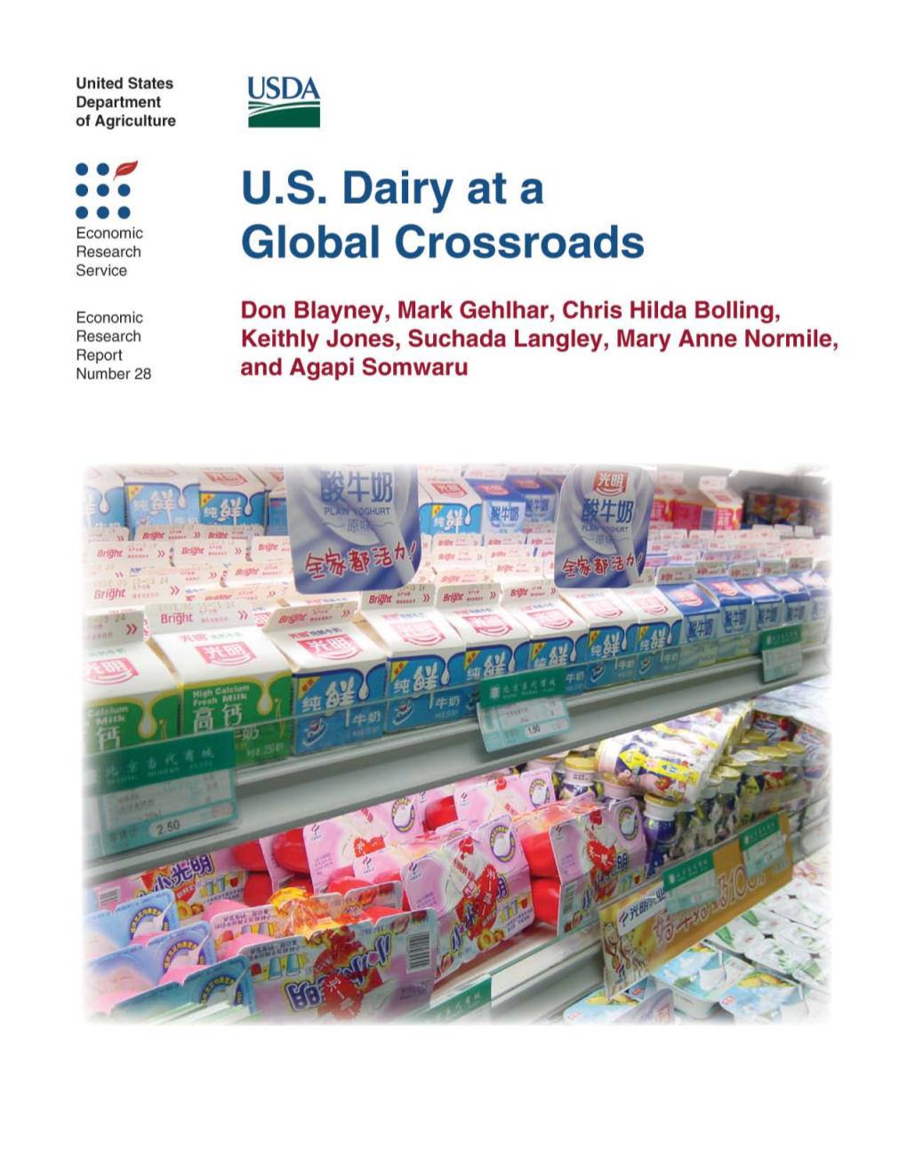 U.S. Dairy at a Global Crossroads