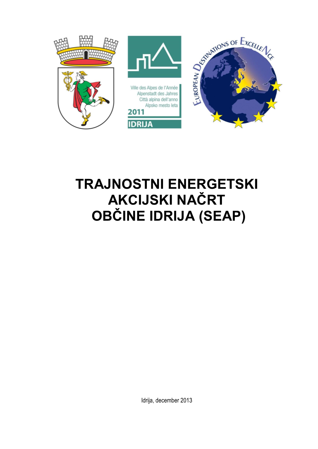 Trajnostni Energetski Akcijski Načrt Občine Idrija (Seap)