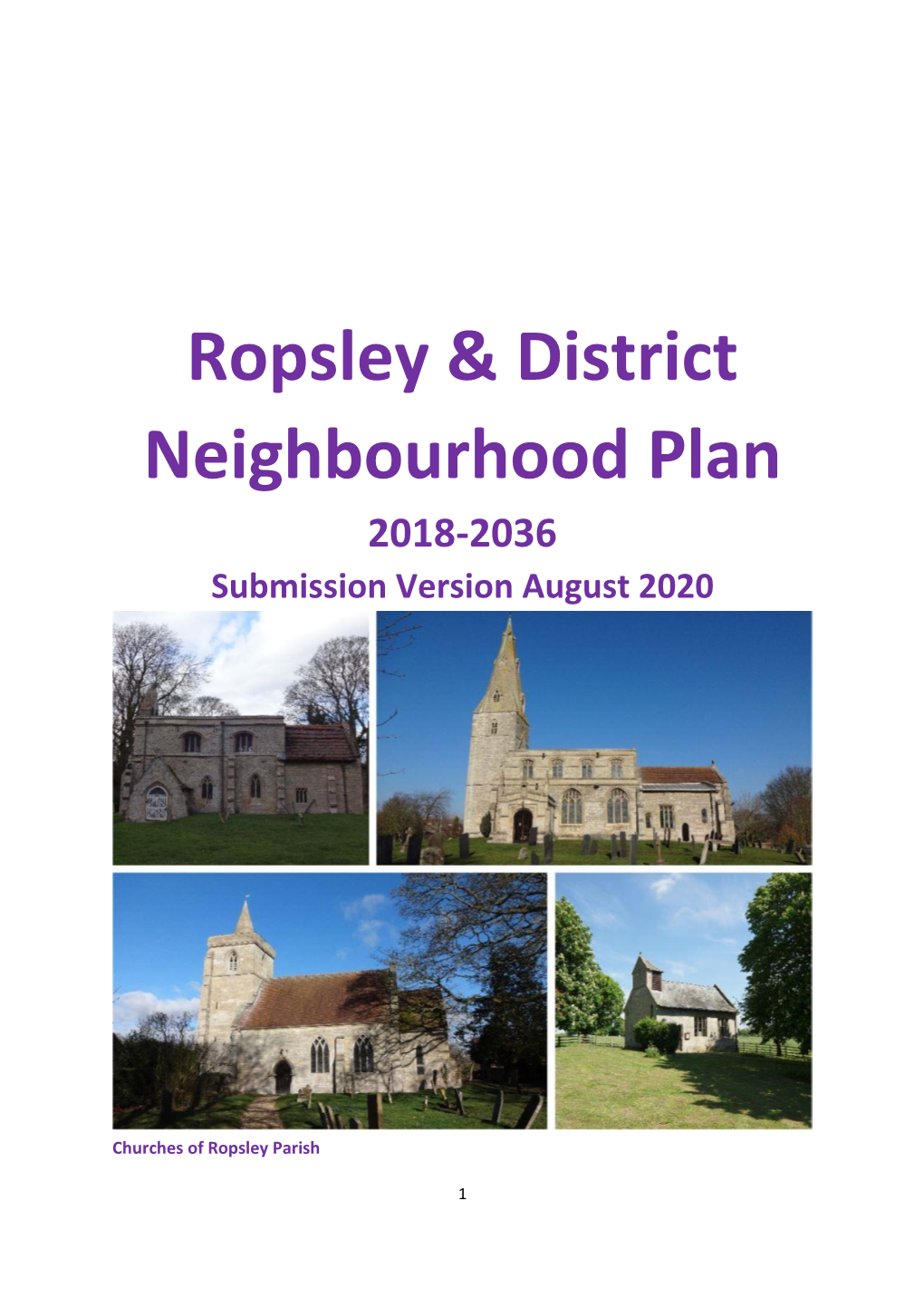 Ropsley & District Neighbourhood Plan