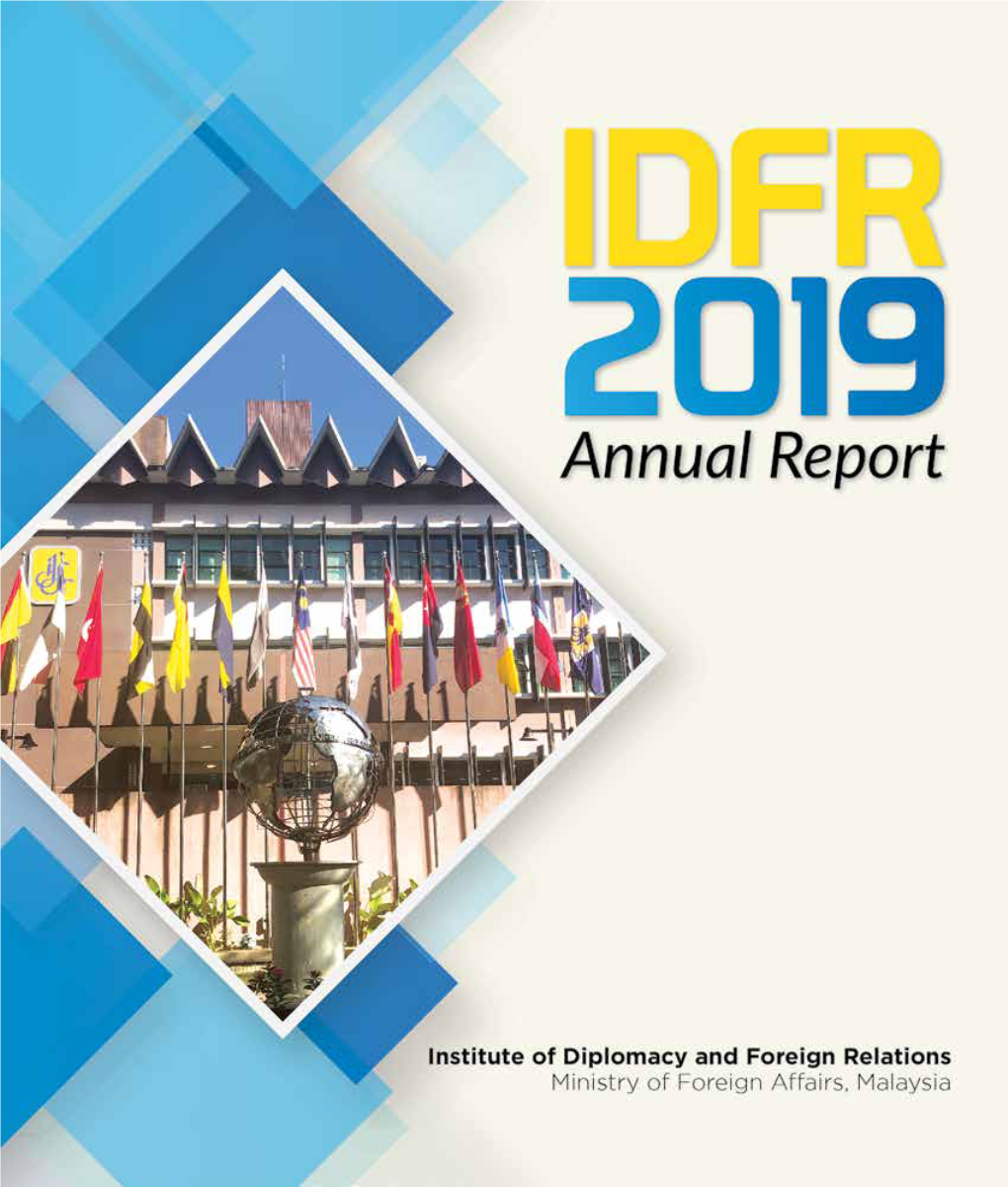 IDFR 2019 ANNUAL REPORT IDFR 2019 Annual Report