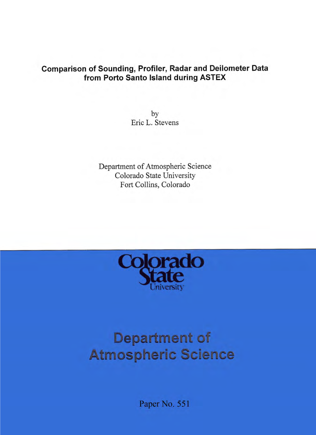Comparison of Sounding, Profiler, Radar and Deilometer Data from Porto Santo Island During ASTEX