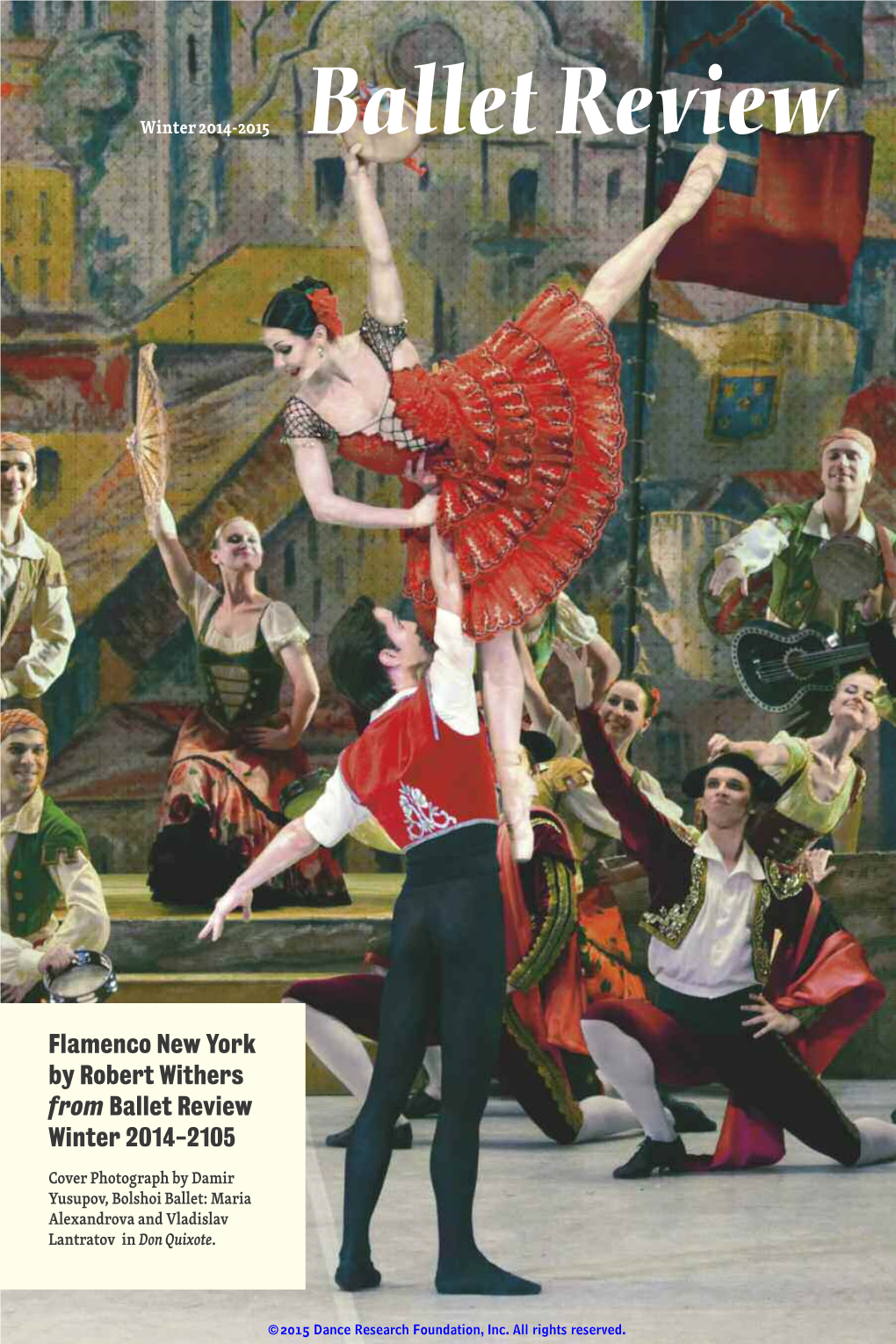 Flamenco New York by Robert Withers from Ballet Review Winter 2014-2105