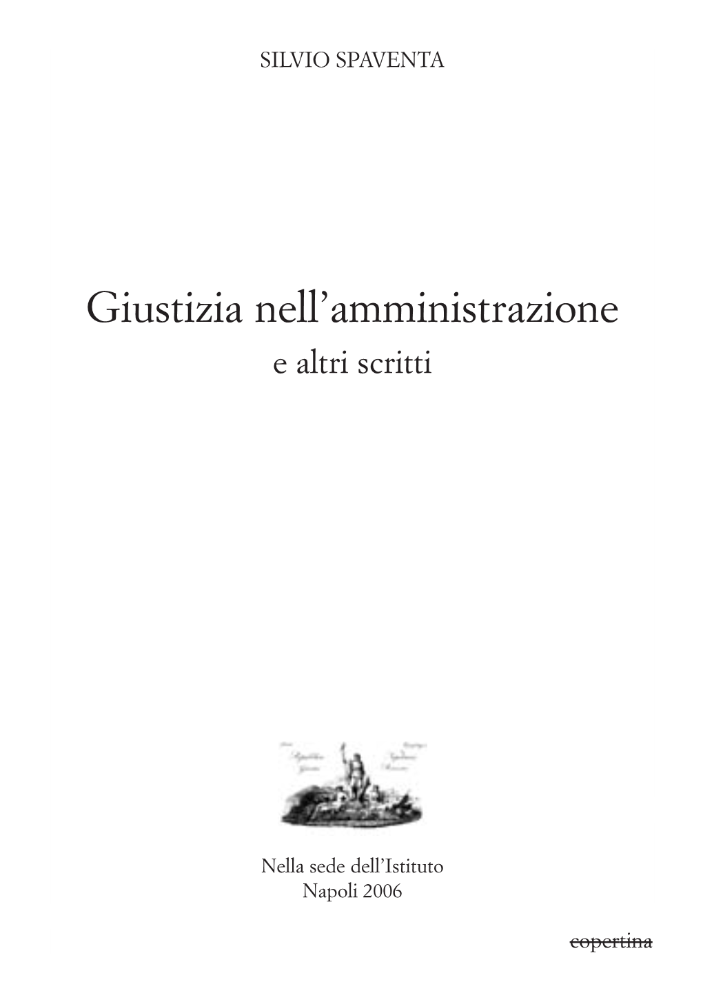 Giustizia Nell'amministrazione