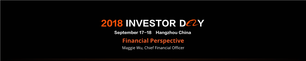 Maggie Wu, Chief Financial Officer 1