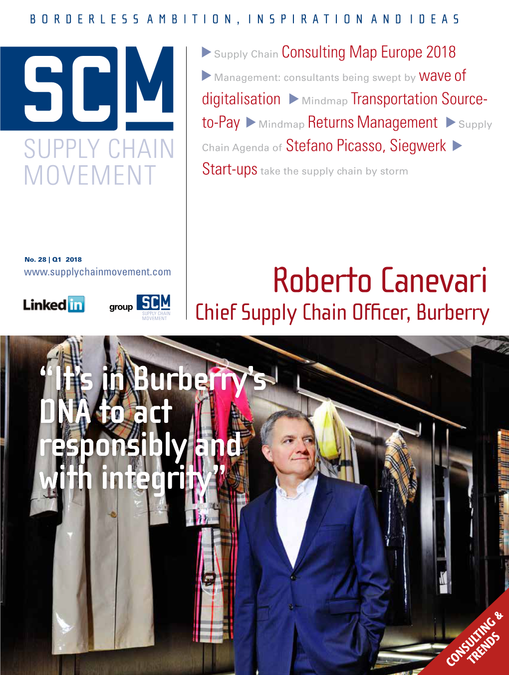 Roberto Canevari Group SC M SUPPLY CHAIN Movement Chief Supply Chain Officer, Burberry