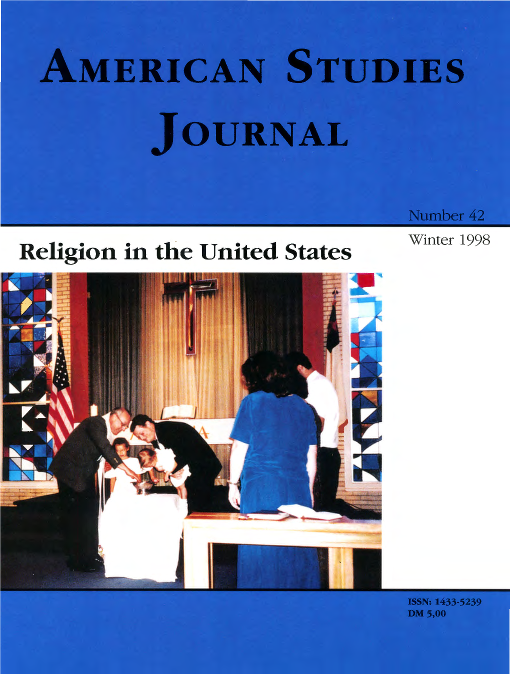 Religion in the United States AMERICAN STUDIES Journal