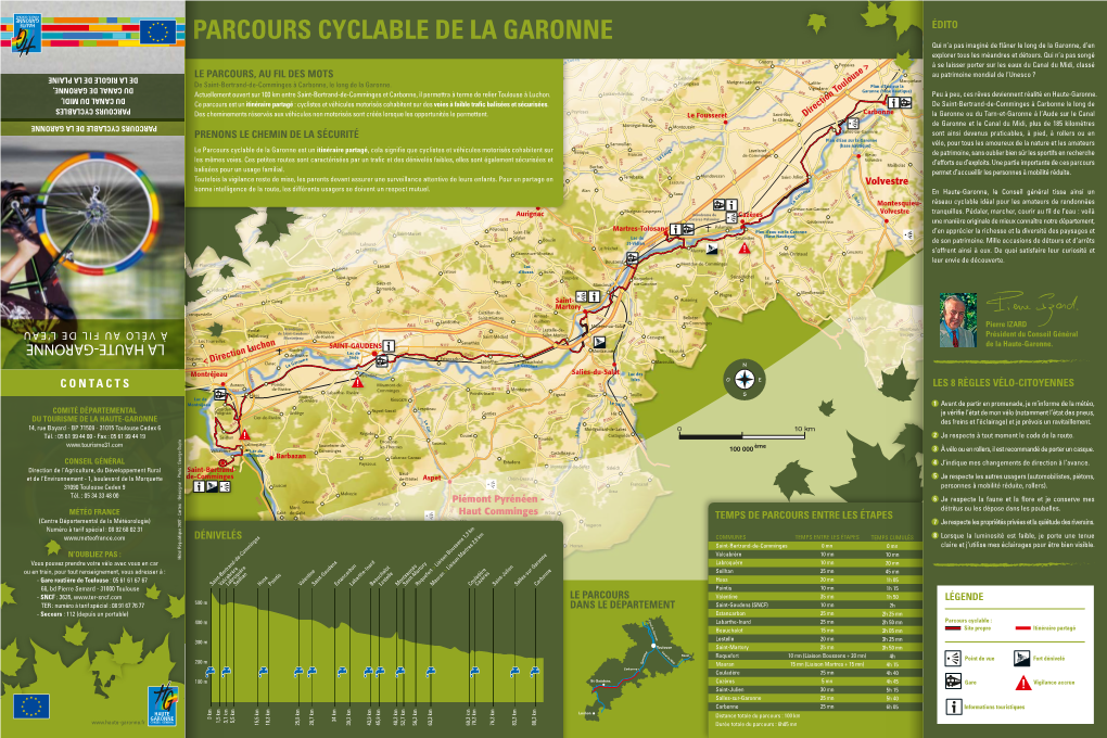 La Haute-Garonne À Vélo Au Fil De L'eau