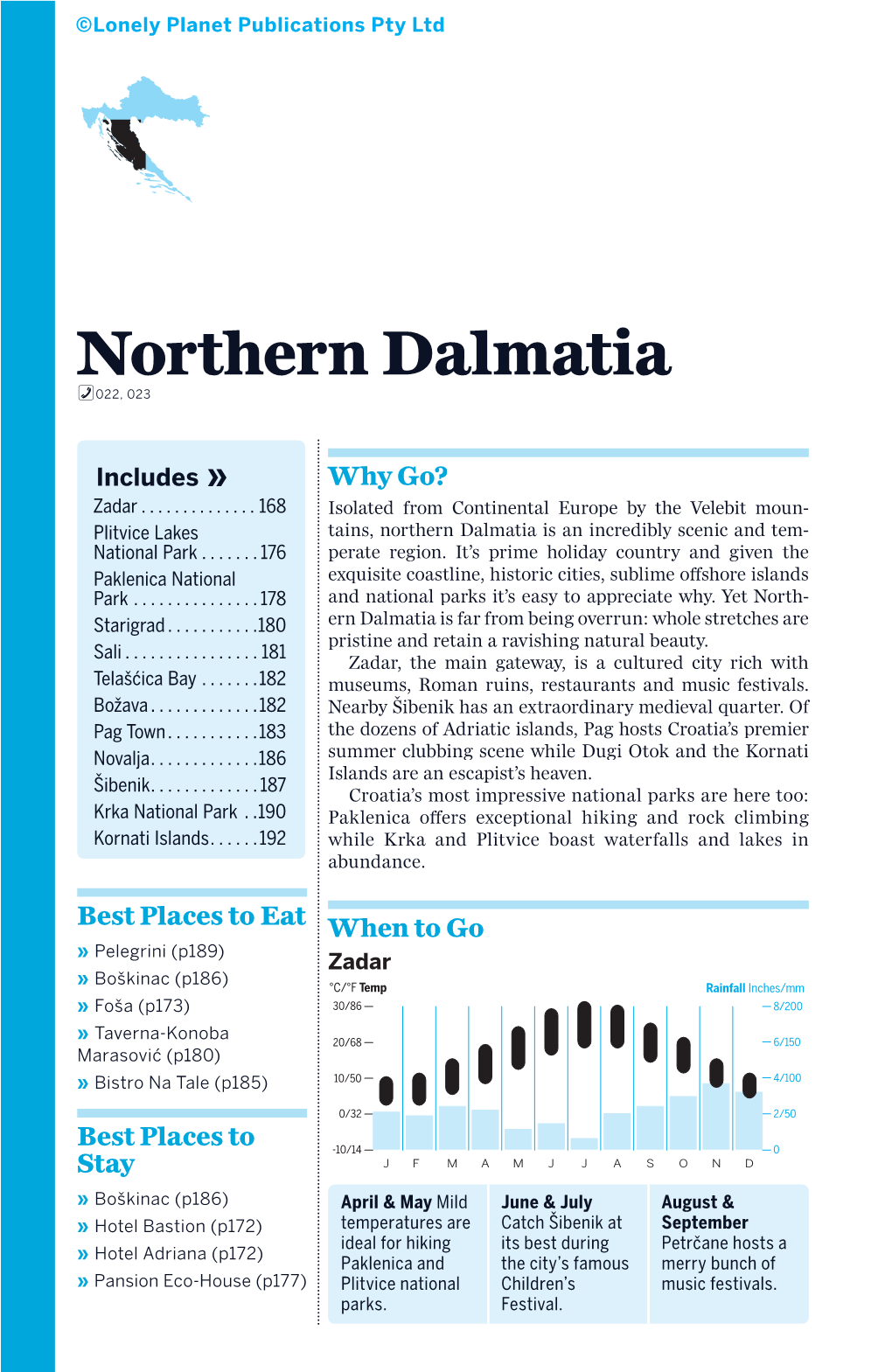 Northern Dalmatia % 022, 023