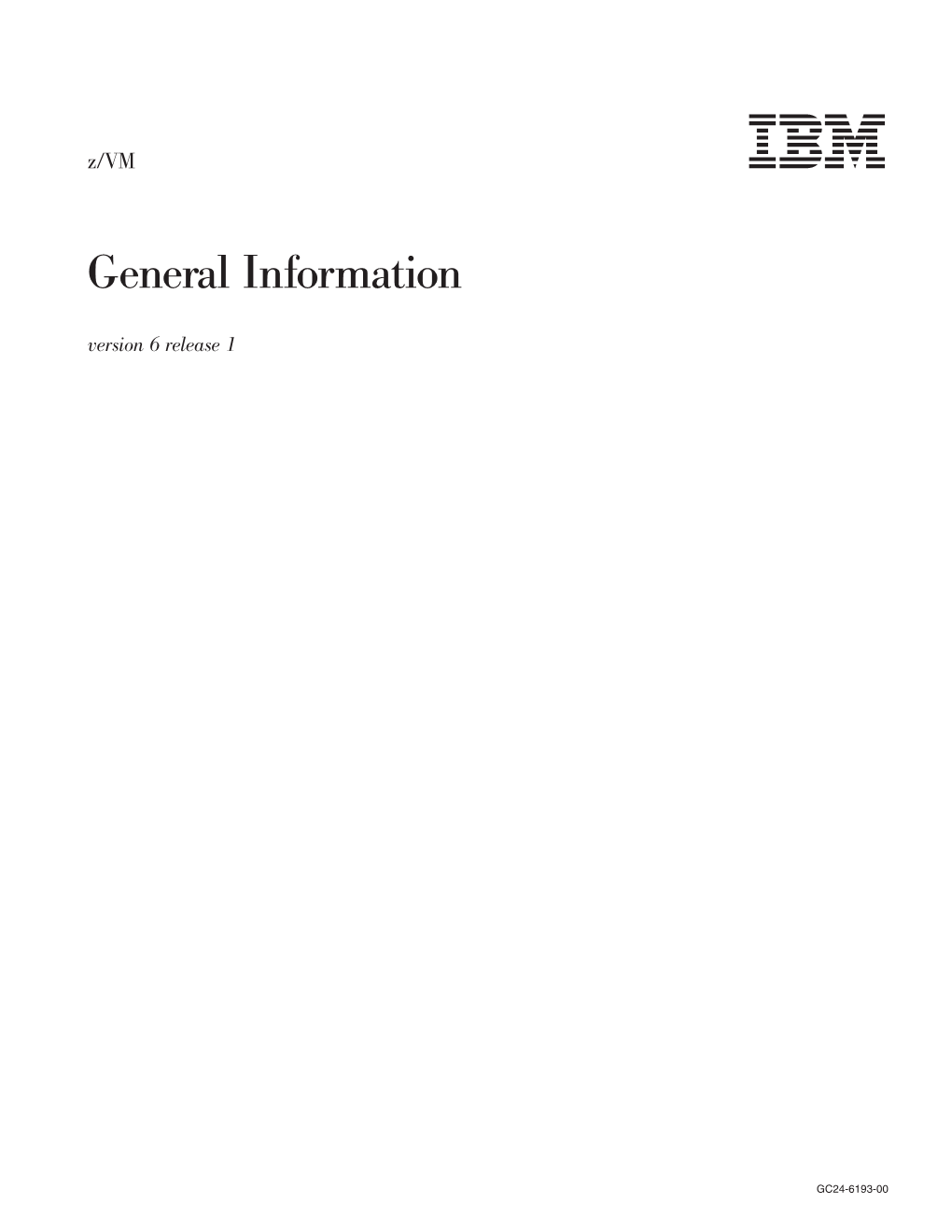 Z/VM Operating System Software Virtualization |