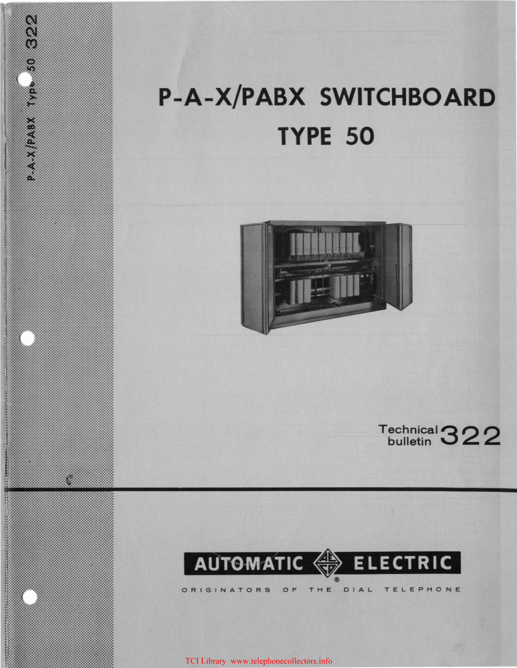 P-A-X/Pabx Switchboard Type 50