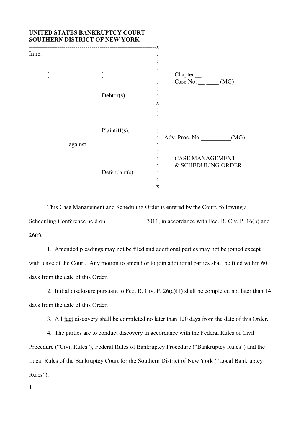 United States Bankruptcy Court s6