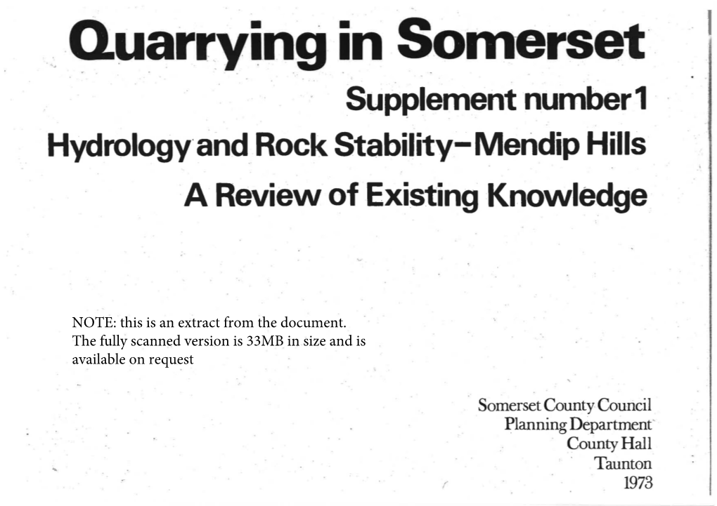 Quarrying in Sot11erset. ·