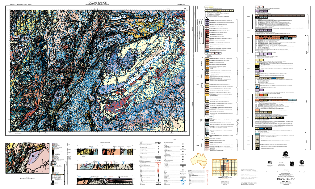 Dixon Range 1:250 000 Geological