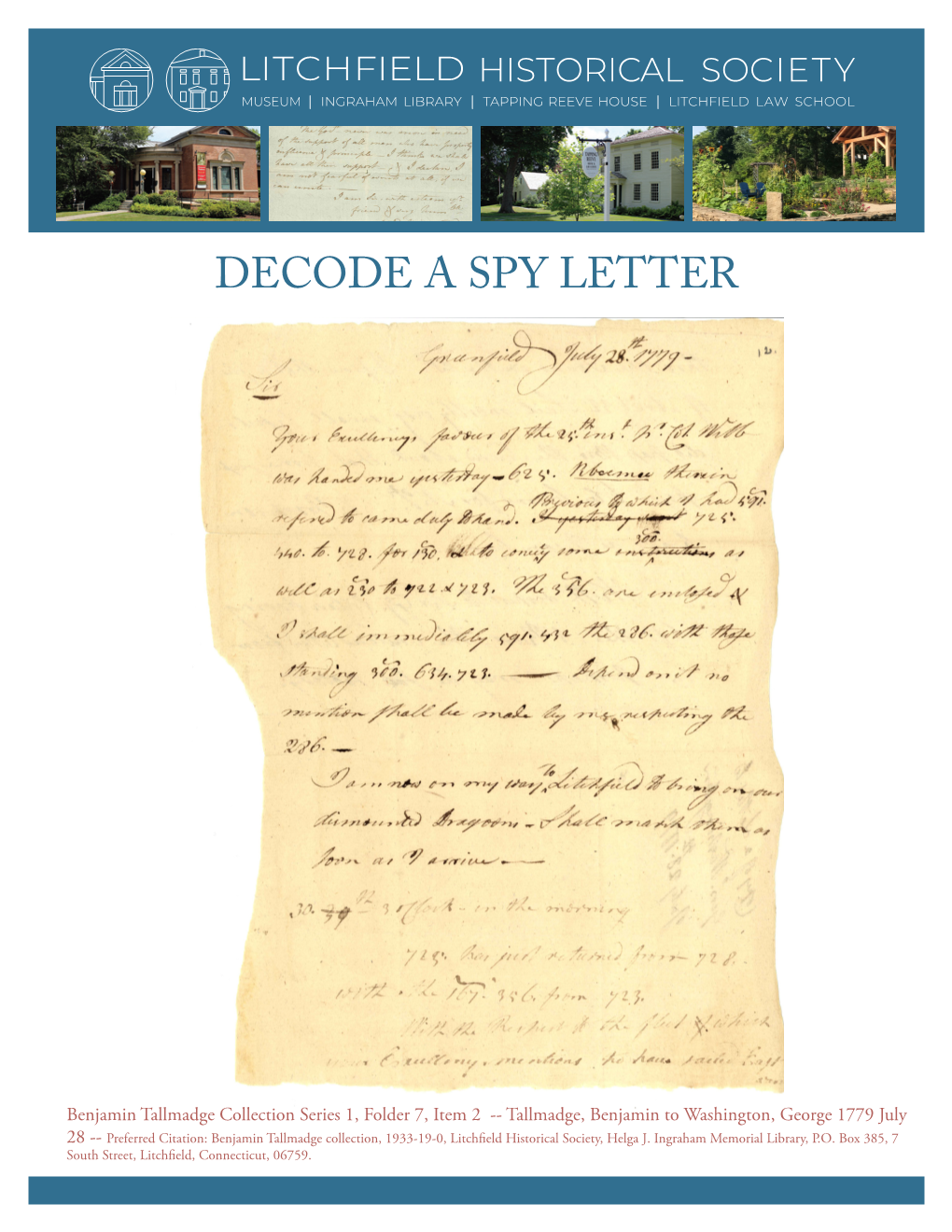 Decode a Spy Letter