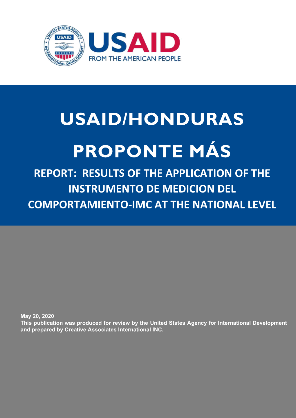 Usaid/Honduras Proponte