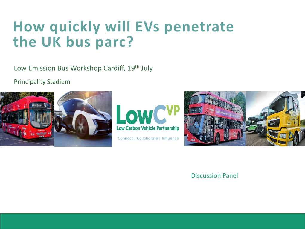 How Quickly Will Evs Penetrate the UK Bus Fleet