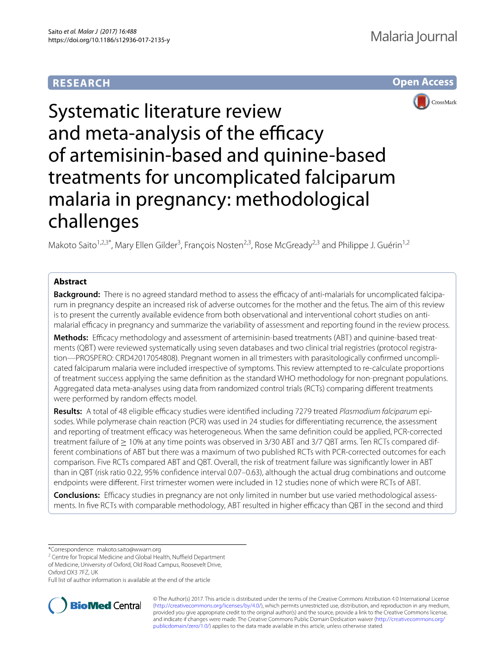 Systematic Literature Review and Meta-Analysis of the Efficacy Of