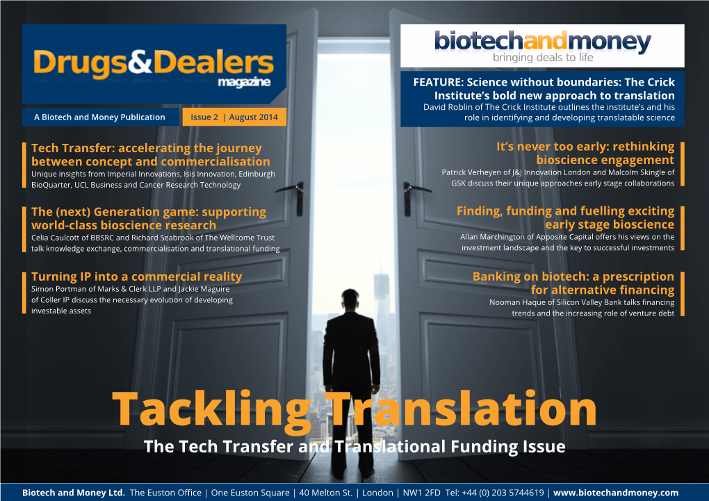 Translational Funding Investment Landscape and the Key to Successful Investments