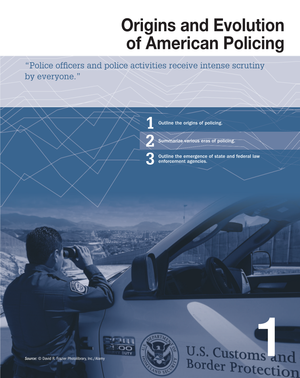 Origins and Evolution of American Policing