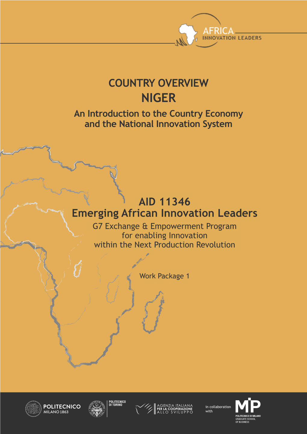 NIGER an Introduction to the Country Economy and the National Innovation System