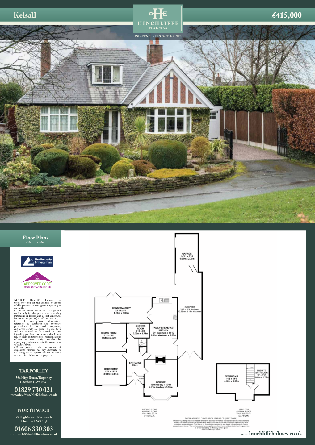 Kelsall £415,000