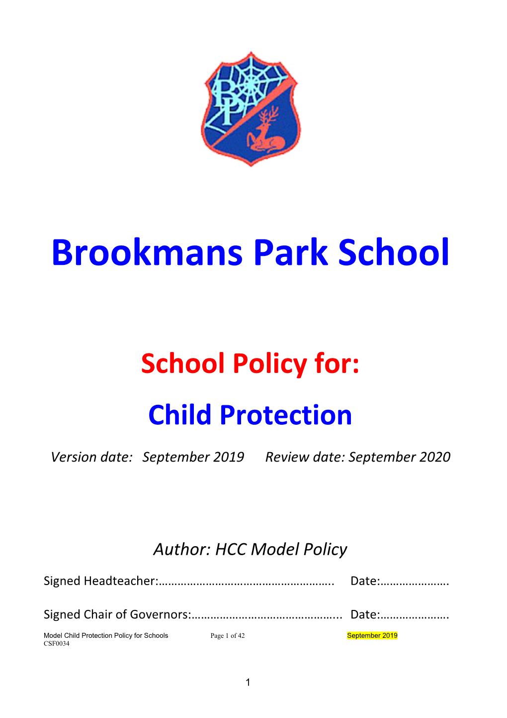 Brookmans Park School