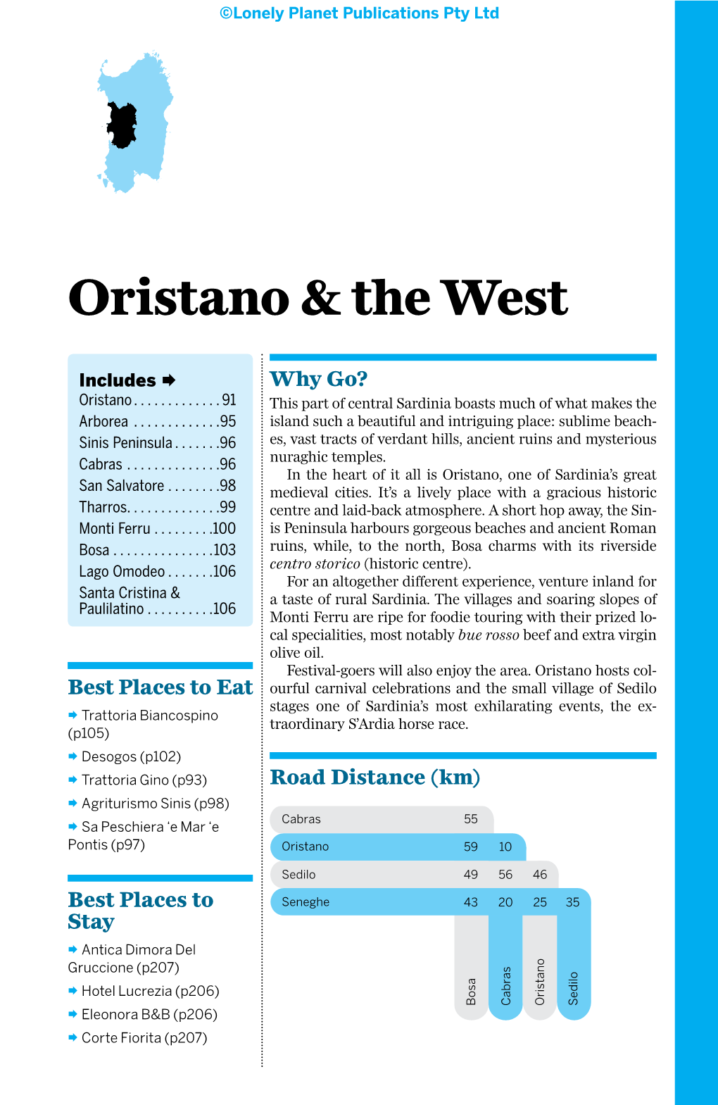 Oristano & the West