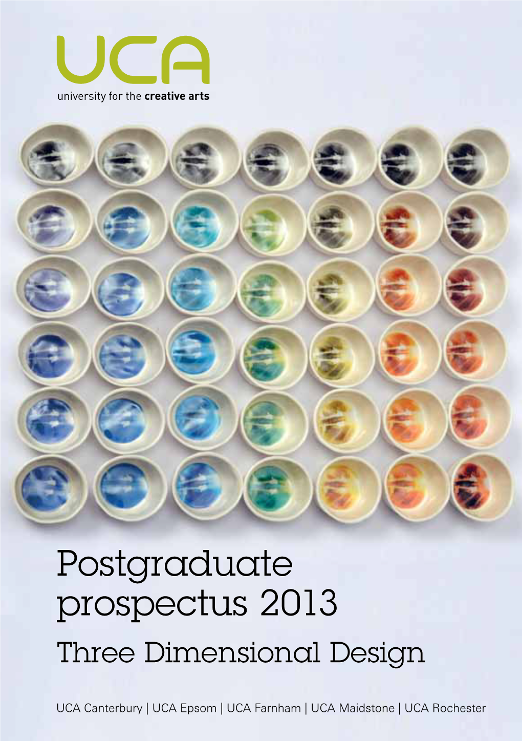 Postgraduate Prospectus 2013 Three Dimensional Design