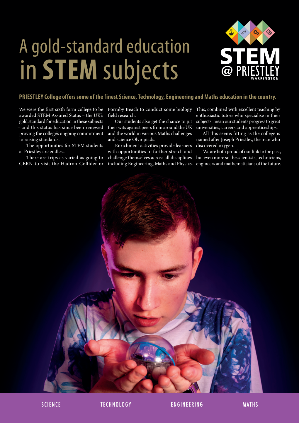A Gold-Standard Education in STEM Subjects @