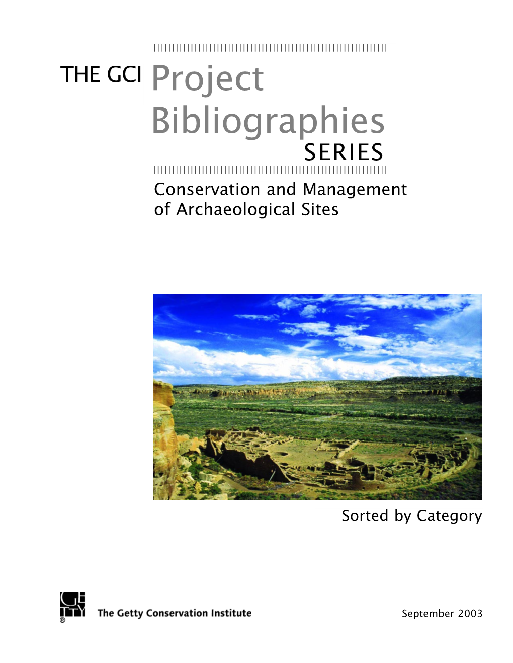 Conservation and Management of Archaeological Sites