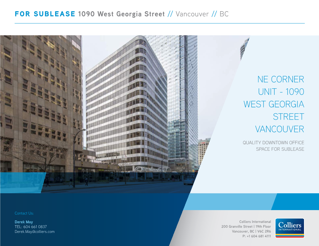 1090 West Georgia Street Vancouver