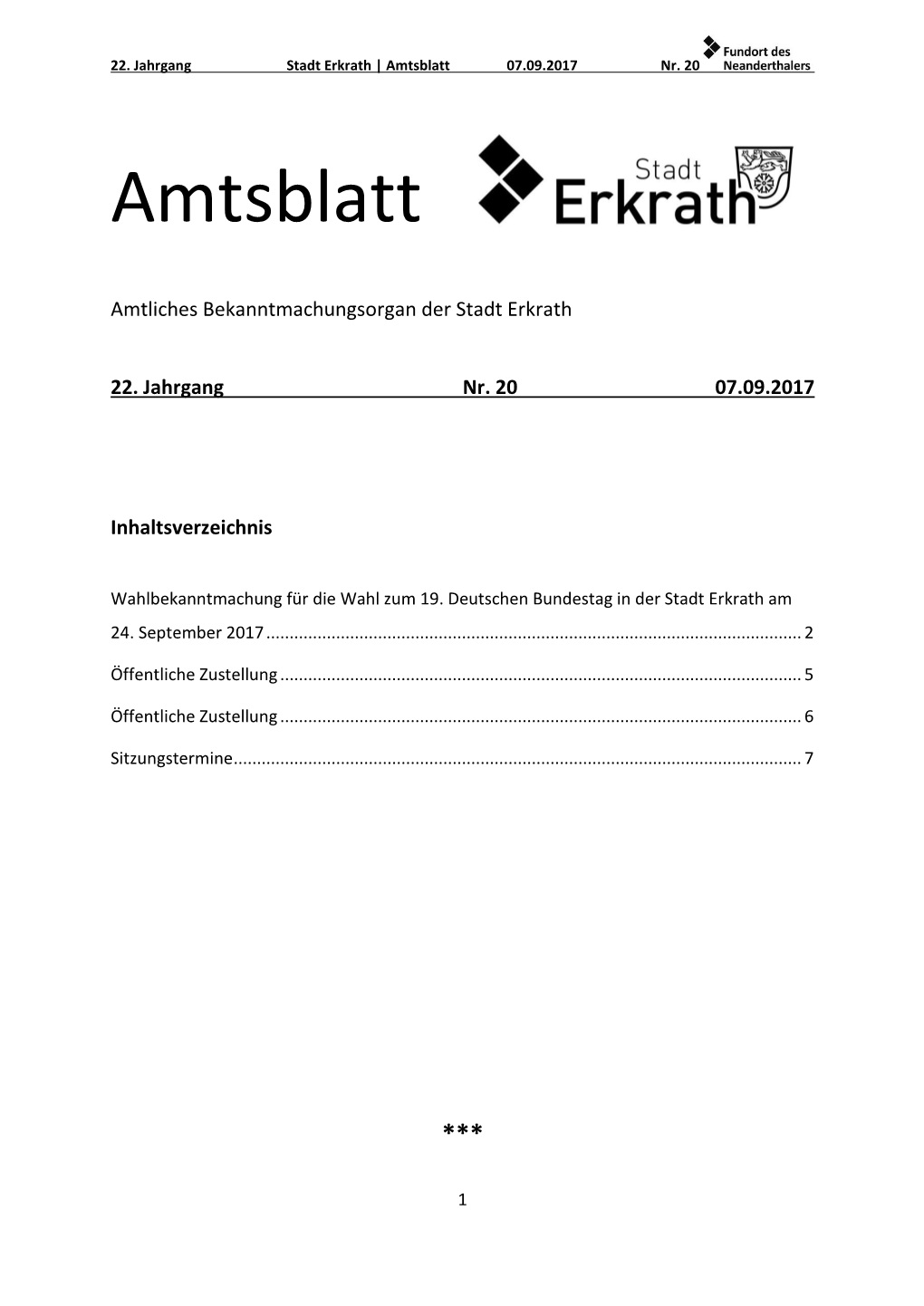 Amtsblatt 07.09.2017 Nr