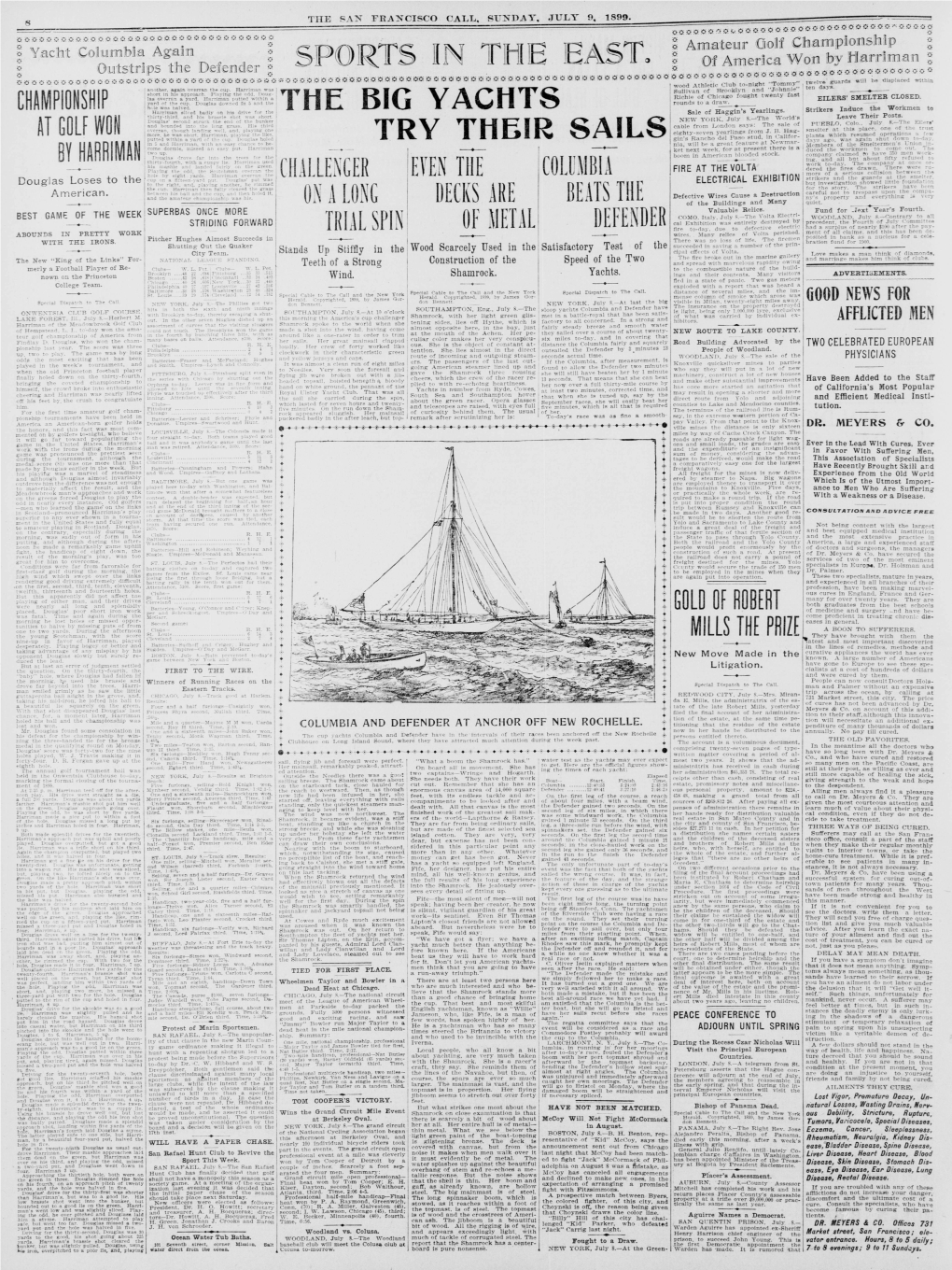 THE BIG YACHTS Sale of Haggin's Short