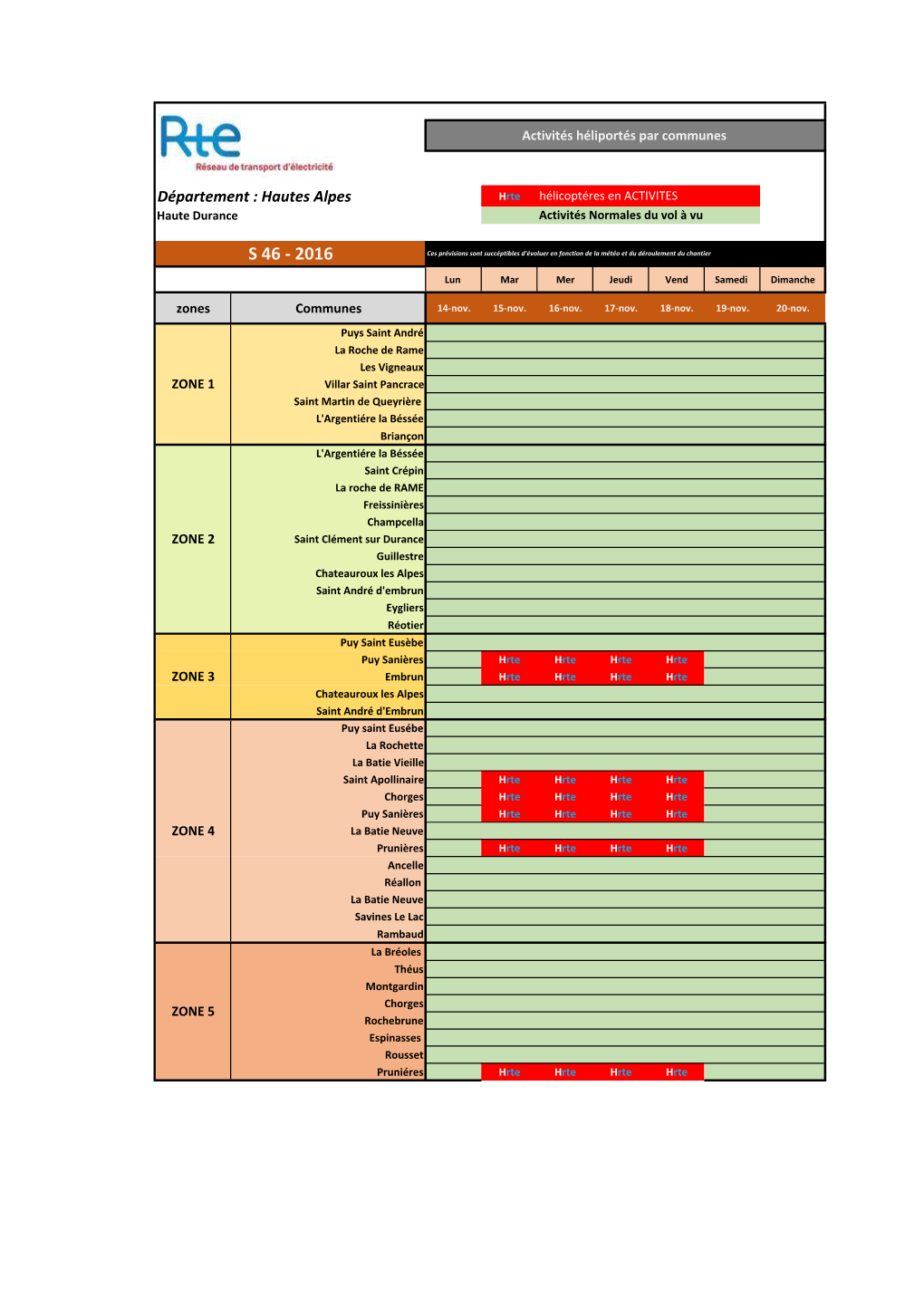 S46 2016(Semainier