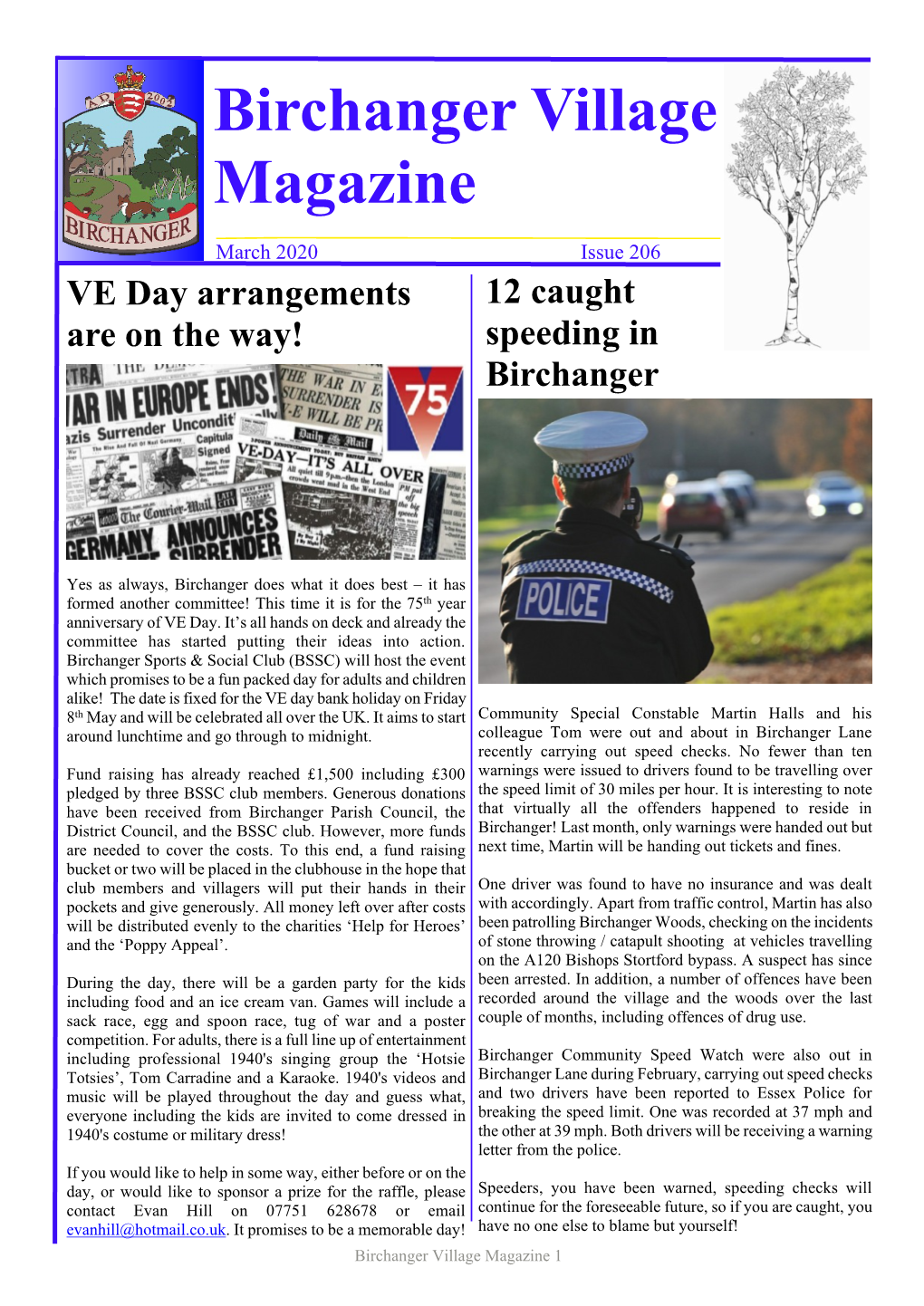 Birchanger Village Magazine