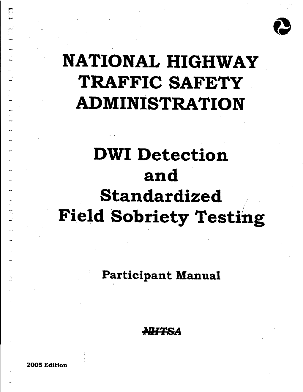 Field Sobriety Testtng