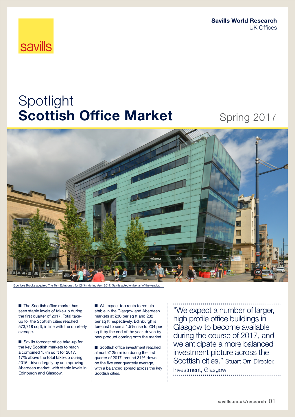 Spotlight Scottish Office Market Spring 2017
